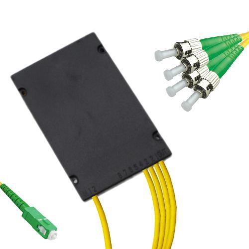 1x4 Module PLC Splitter SC/APC to ST/APC 9/125 Singlemode