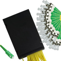 1x64 Module PLC Splitter SC/APC to ST/APC 9/125 Singlemode