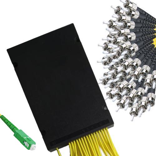 1x64 Module PLC Splitter SC/APC to ST/UPC 9/125 Singlemode