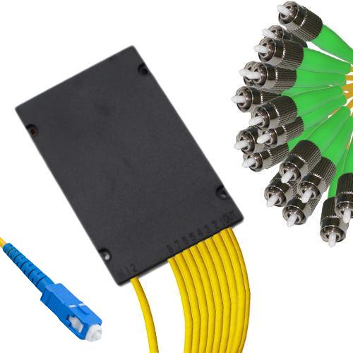 1x16 Module PLC Splitter SC/UPC to FC/APC 9/125 Singlemode