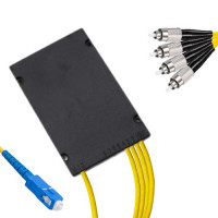 1x4 Module PLC Splitter SC/UPC to FC/UPC 9/125 Singlemode