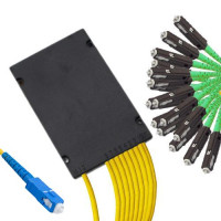 1x16 Module PLC Splitter SC/UPC to MU/APC 9/125 Singlemode