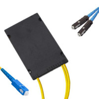 1x2 Module PLC Splitter SC/UPC to MU/UPC 9/125 Singlemode
