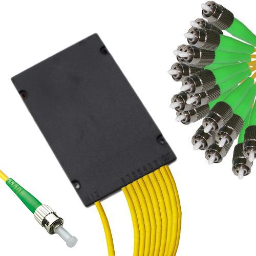 1x16 Module PLC Splitter ST/APC to FC/APC 9/125 Singlemode