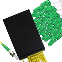 1x64 Module PLC Splitter ST/APC to LC/APC 9/125 Singlemode