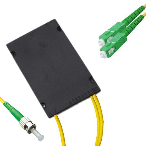 1x2 Module PLC Splitter ST/APC to SC/APC 9/125 Singlemode