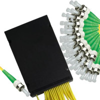 1x64 Module PLC Splitter ST/APC to ST/APC 9/125 Singlemode