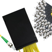 1x64 Module PLC Splitter ST/APC to ST/UPC 9/125 Singlemode
