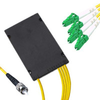 1x4 Module PLC Splitter ST/UPC to LC/APC 9/125 Singlemode