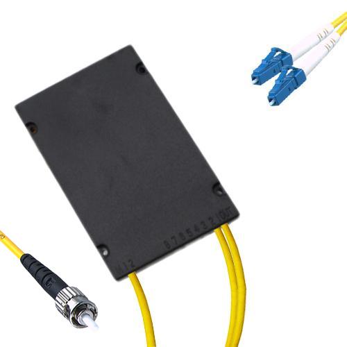 1x2 Module PLC Splitter ST/UPC to LC/UPC 9/125 Singlemode