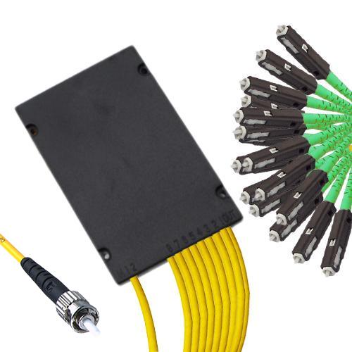 1x16 Module PLC Splitter ST/UPC to MU/APC 9/125 Singlemode