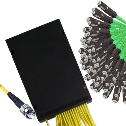 1x64 Module PLC Splitter ST/UPC to MU/APC 9/125 Singlemode