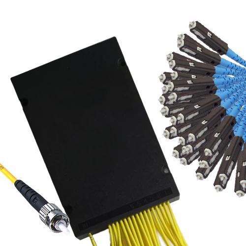 1x32 Module PLC Splitter ST/UPC to MU/UPC 9/125 Singlemode