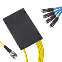 1x4 Module PLC Splitter ST/UPC to MU/UPC 9/125 Singlemode
