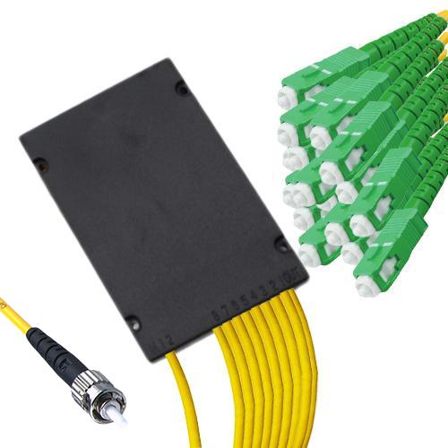 1x16 Module PLC Splitter ST/UPC to SC/APC 9/125 Singlemode