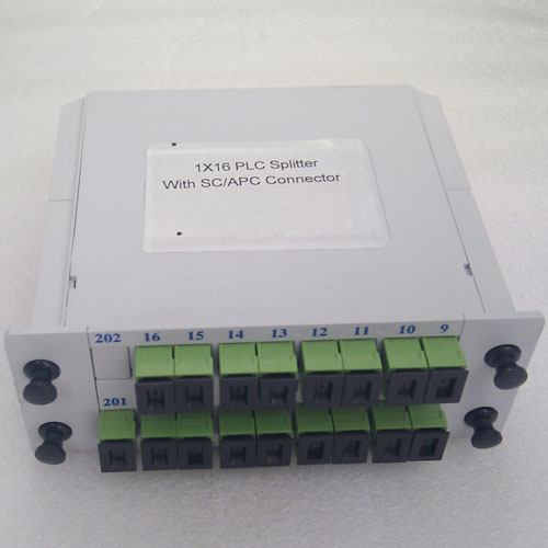 1x16 LGX PLC Splitter SC/APC to SC/APC 9/125 Singlemode