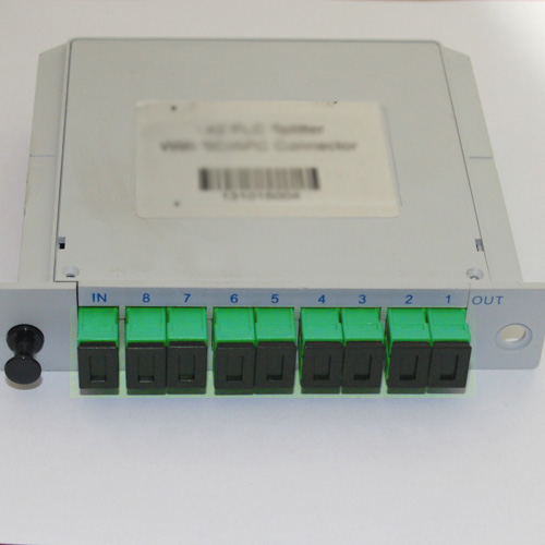 1x8 LGX PLC Splitter SC/APC to SC/APC 9/125 Singlemode