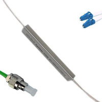 1x2 Mini-Module PLC Splitter FC/APC to LC/UPC 9/125 Singlemode