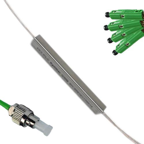 1x4 Mini-Module PLC Splitter FC/APC to MU/APC 9/125 Singlemode