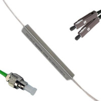 1x2 Mini-Module PLC Splitter FC/APC to MU/UPC 9/125 Singlemode