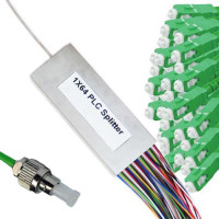 1x64 Mini-Module PLC Splitter FC/APC to SC/APC 9/125 Singlemode