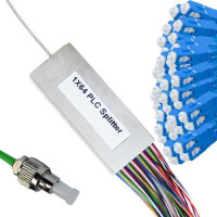 1x64 Mini-Module PLC Splitter FC/APC to SC/UPC 9/125 Singlemode