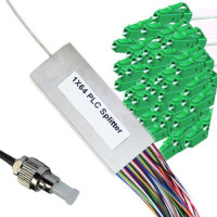 1x64 Mini-Module PLC Splitter FC/UPC to LC/APC 9/125 Singlemode