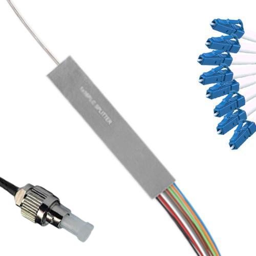 1x8 Mini-Module PLC Splitter FC/UPC to LC/UPC 9/125 Singlemode