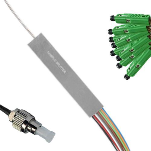 1x8 Mini-Module PLC Splitter FC/UPC to MU/APC 9/125 Singlemode