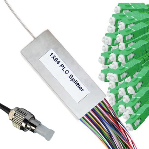 1x64 Mini-Module PLC Splitter FC/UPC to SC/APC 9/125 Singlemode