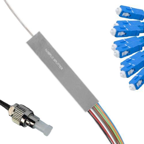 1x8 Mini-Module PLC Splitter FC/UPC to SC/UPC 9/125 Singlemode