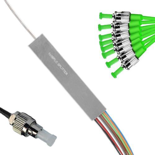 1x8 Mini-Module PLC Splitter FC/UPC to ST/APC 9/125 Singlemode