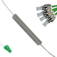 1x4 Mini-Module PLC Splitter LC/APC to FC/APC 9/125 Singlemode