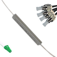 1x4 Mini-Module PLC Splitter LC/APC to FC/UPC 9/125 Singlemode