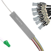 1x8 Mini-Module PLC Splitter LC/APC to FC/UPC 9/125 Singlemode