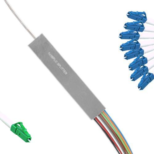 1x8 Mini-Module PLC Splitter LC/APC to LC/UPC 9/125 Singlemode