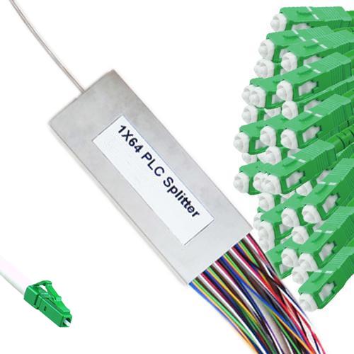 1x64 Mini-Module PLC Splitter LC/APC to SC/APC 9/125 Singlemode
