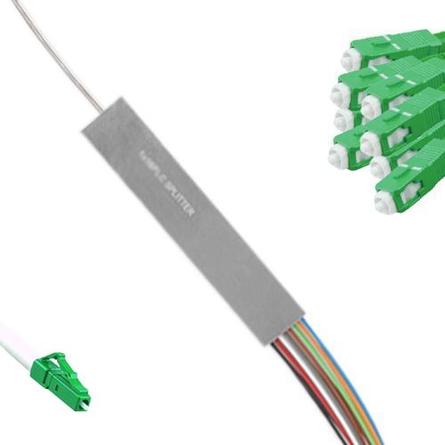 1x8 Mini-Module PLC Splitter LC/APC to SC/APC 9/125 Singlemode