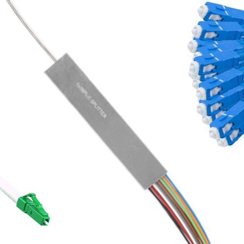 1x16 Mini-Module PLC Splitter LC/APC to SC/UPC 9/125 Singlemode