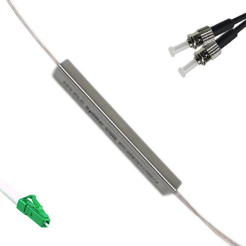 1x2 Mini-Module PLC Splitter LC/APC to ST/UPC 9/125 Singlemode