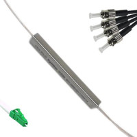 1x4 Mini-Module PLC Splitter LC/APC to ST/UPC 9/125 Singlemode