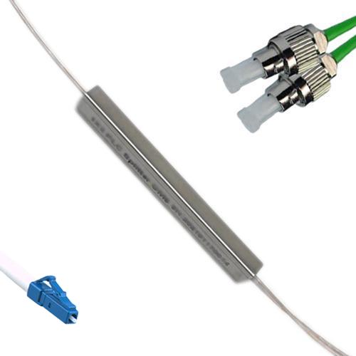 1x2 Mini-Module PLC Splitter LC/UPC to FC/APC 9/125 Singlemode