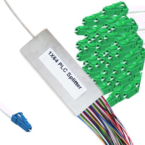 1x64 Mini-Module PLC Splitter LC/UPC to LC/APC 9/125 Singlemode