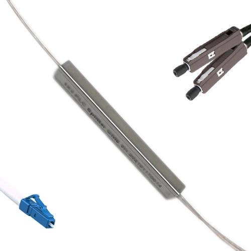 1x2 Mini-Module PLC Splitter LC/UPC to MU/UPC 9/125 Singlemode
