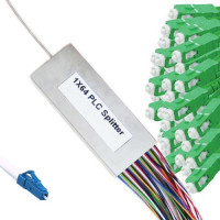 1x64 Mini-Module PLC Splitter LC/UPC to SC/APC 9/125 Singlemode