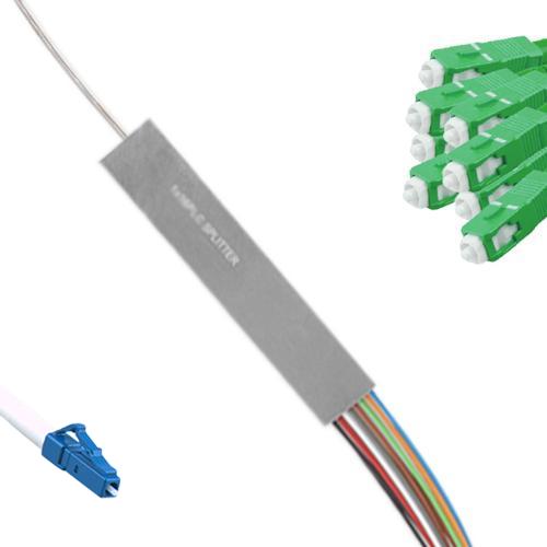 1x8 Mini-Module PLC Splitter LC/UPC to SC/APC 9/125 Singlemode