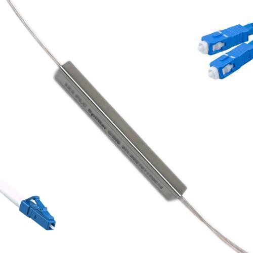 1x2 Mini-Module PLC Splitter LC/UPC to SC/UPC 9/125 Singlemode