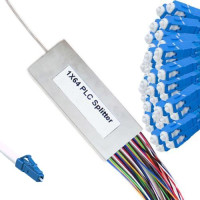 1x64 Mini-Module PLC Splitter LC/UPC to SC/UPC 9/125 Singlemode