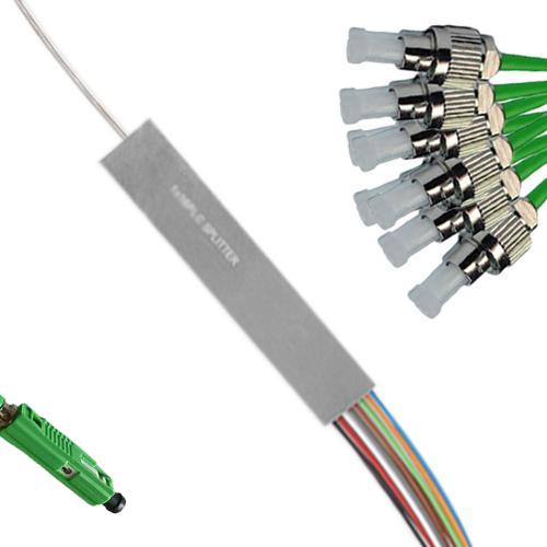 1x8 Mini-Module PLC Splitter MU/APC to FC/APC 9/125 Singlemode