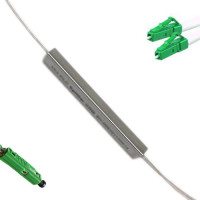 1x2 Mini-Module PLC Splitter MU/APC to LC/APC 9/125 Singlemode